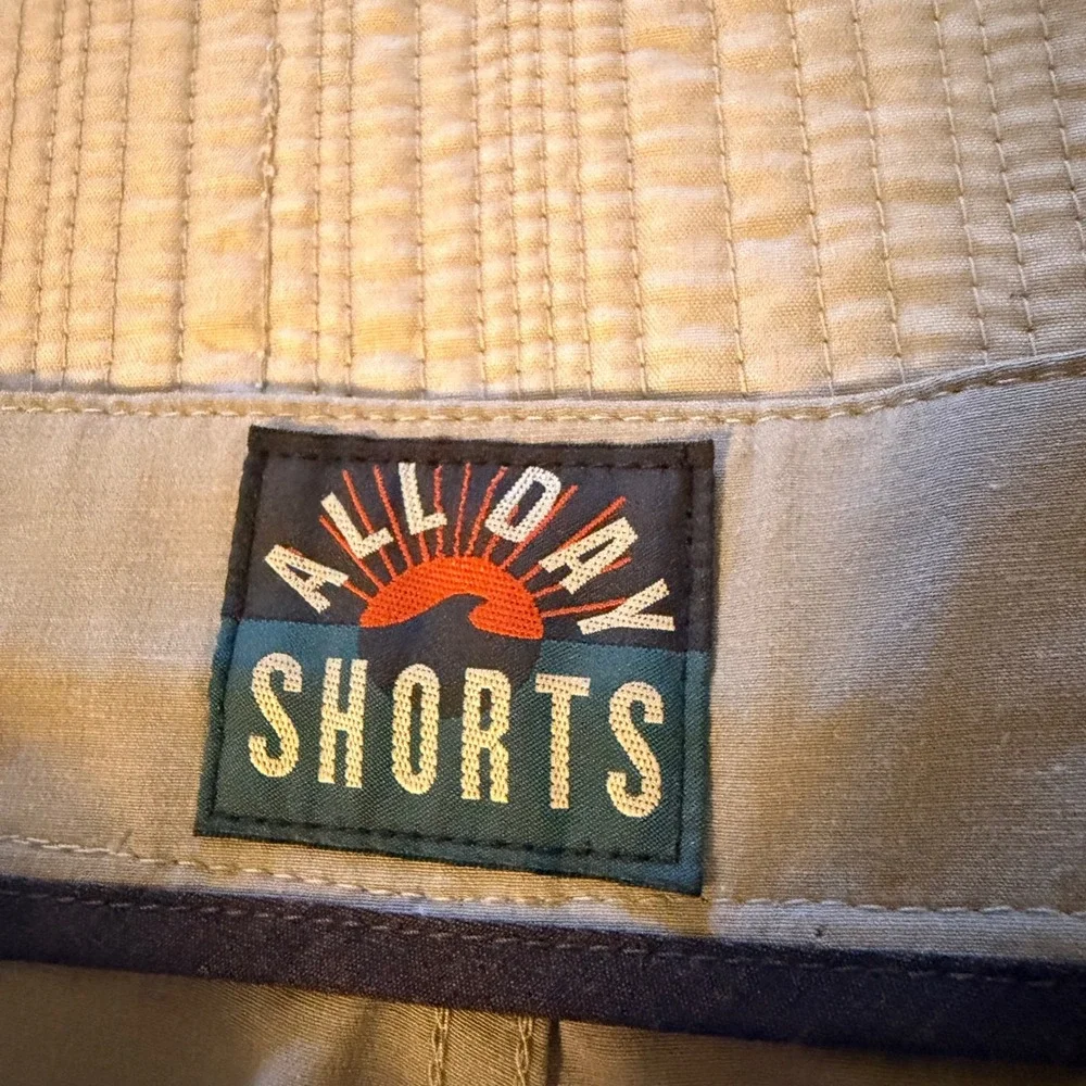 NWT Faherty All Day Men's Shorts Ice Grey Hybrid Swim Trunks 7